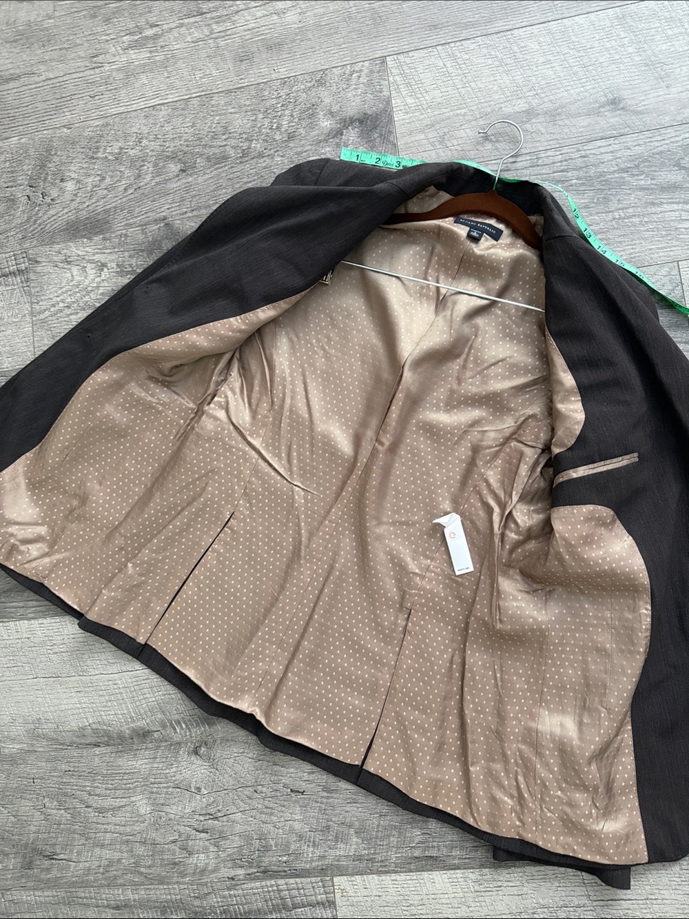 Banana Republic Brown women’s Two-Piece Suit Jacket & Pants Sz 8 Wool blended - Picture 11 of 12